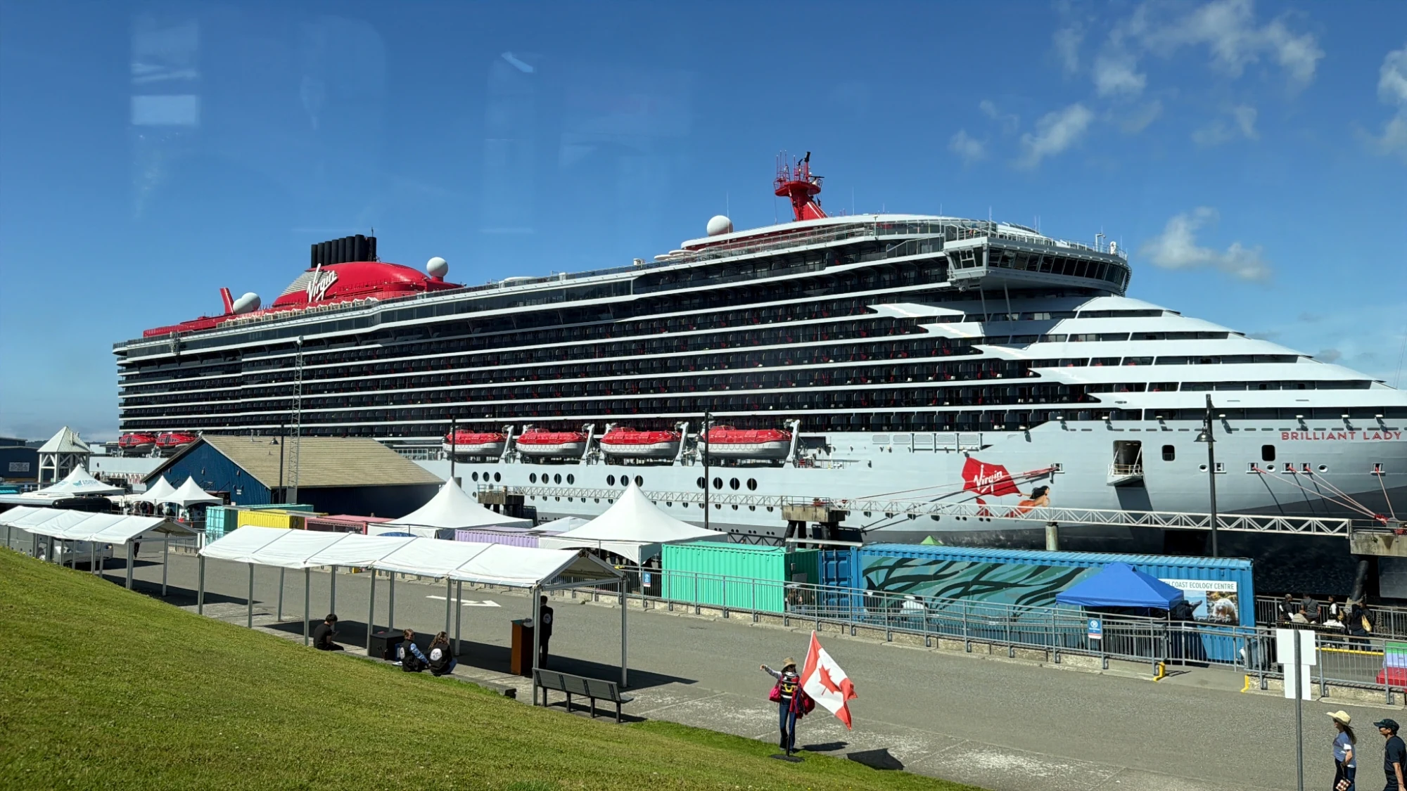 Brilliant Lady in Prince Rupert during Daniel Griese’s first-hand Virgin Voyages Alaska review